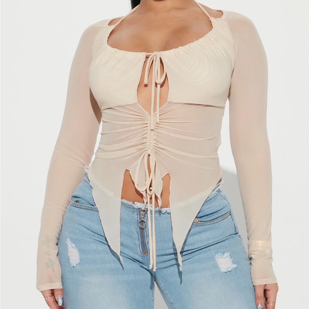 Fashion Nova Mesh Top